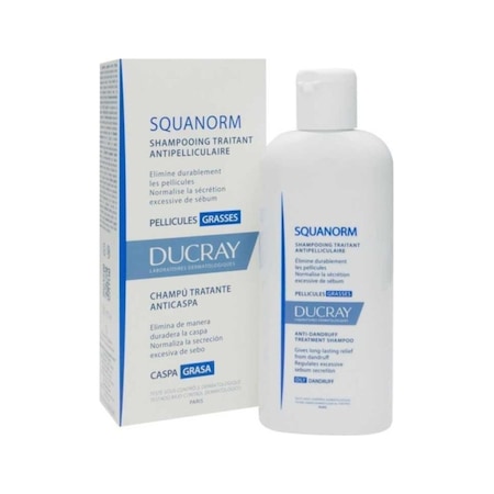 Ducray Squanorm Gras Kepek Karşıtı Yağlı Saçlar Şampuan 200 ML