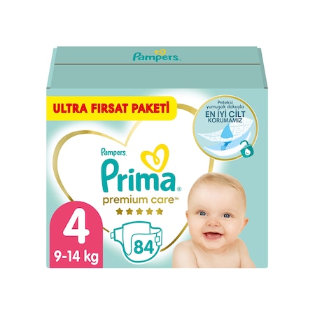 Prima Bebek Bezi Premium Care 4 Beden 84 Adet