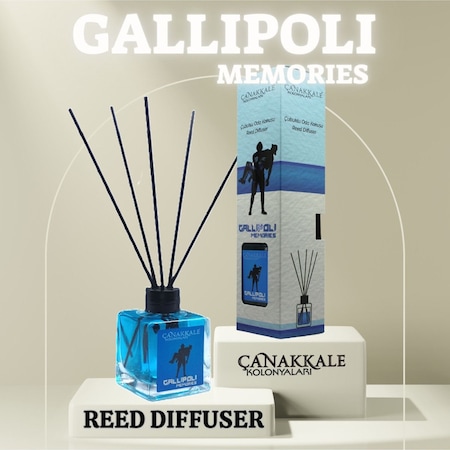 Çanakkale Kolonyaları Gallıpolı Bambu Çubuklu Oda Kokusu Cam 100 ML