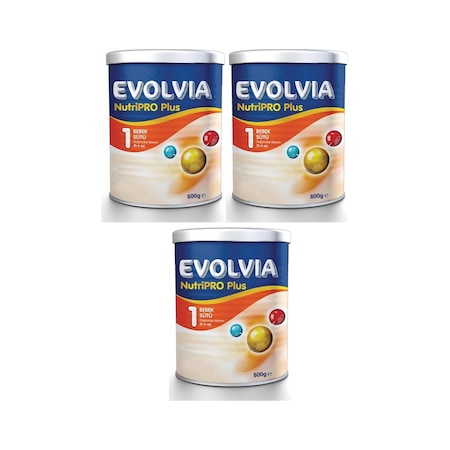 Evolvia Nutripro Plus 1 Bebek Sütü 800 gr 3 Adet