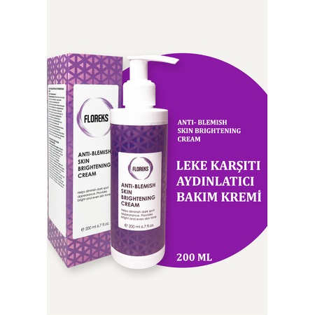 Floreks Anti-Blemish Skin Brightening Cream 200 ML