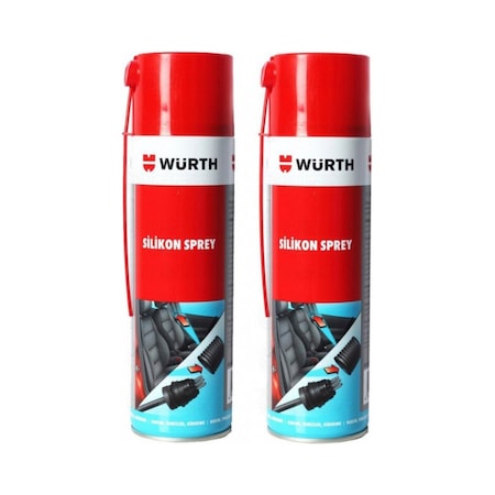 Würth Silikon Sprey 500 ML 2 Adet