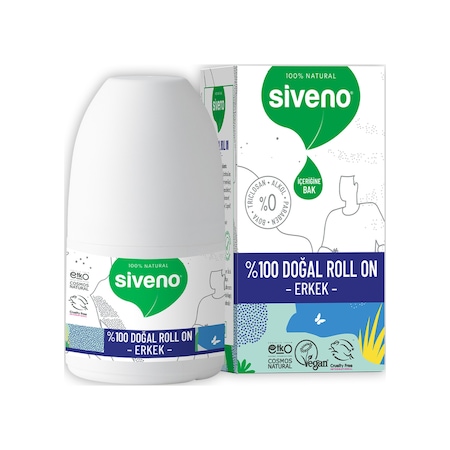 Siveno Vegan Erkek Roll-On Deodorant 50 ML