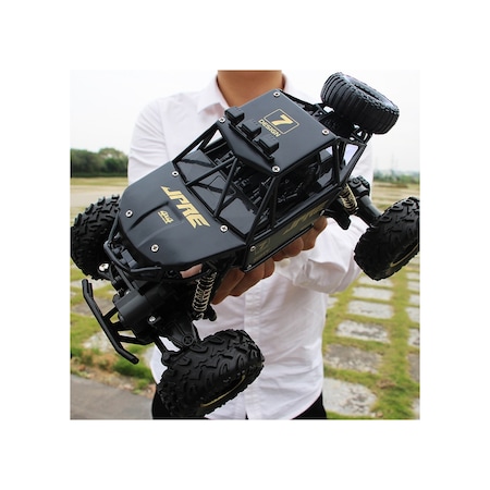 1/12 4wd Türmanma Araba Çift Koter Sürürcü Carro Uzaktan Kumanda Modeli Off-road Araç Oyuncaklar Boys Için Çokuklar Hediyeler Canavar Kamyon-28cm Siyah