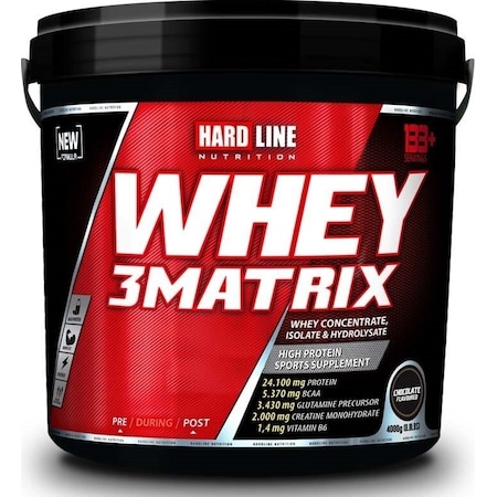 Hardline Whey 3 Matrix 4000 Gr Çilek