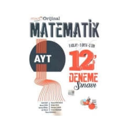 Orjinal Yayınları 2024 Ayt Mikro Matematik 12 Deneme