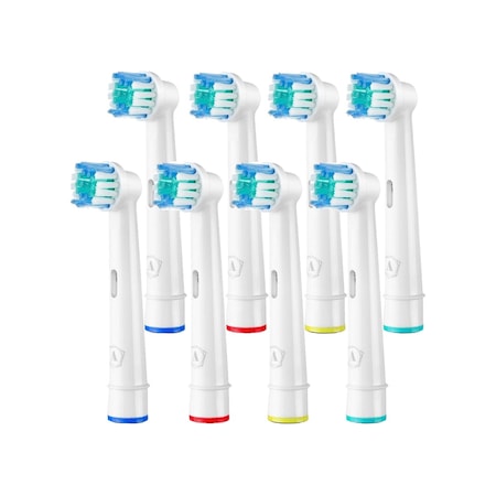 Oral-B Braun ile Uyumlu Yedek Başlık 8 Adet (2 Paket)