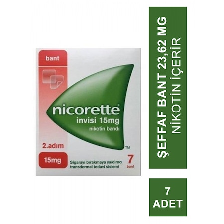 Nicorette İnvisi 2.Adım15 Mg 7 Nikotin Bandı