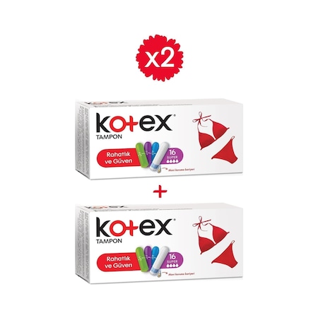 Kotex Süper Tampon 2 x 16'lı