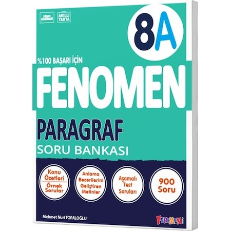 Fenomen Okul Yayınları Lgs 8. Sınıf Paragraf A Soru Bankası,97862