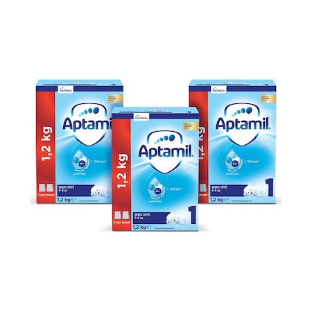 Aptamil 1 Bebek Sütü 0 - 6 Ay 3 x 1200 G