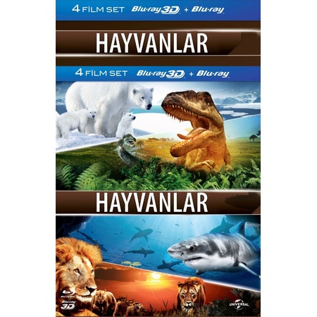 Blu Ray-Hayvanlar 3D 4 Disk Set