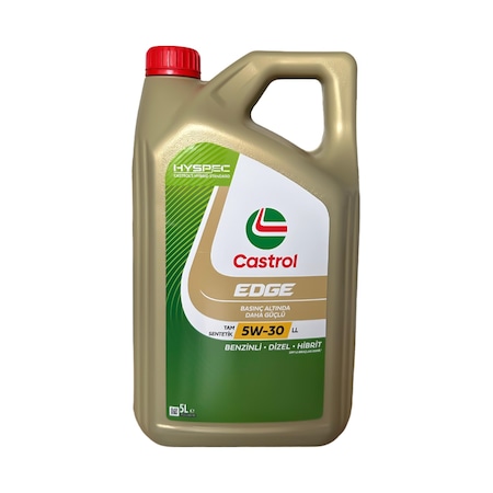 Castrol Edge 5W-30 LL Tam Sentetik DPF'li Motor Yağı 5 L