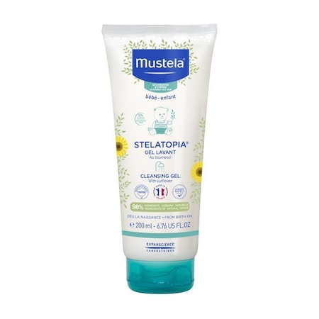 Mustela Stelatopia Cleansing Gel Bebek Krem Şampuan 200 ML