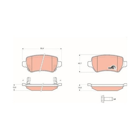 Ön Fren Balatası 308mm Diske Uygun Vw Transporter T6 7h0698151d