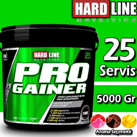 Hardline Progainer 5000 Gr Mass Gainer Karbonhidrat Tozu