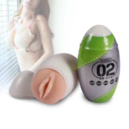 Hızlı Express Süper Realistik Gerçekçi Doku 11 CM Suni Yapay Vajina Mini Egg Mastürbatör No: 2