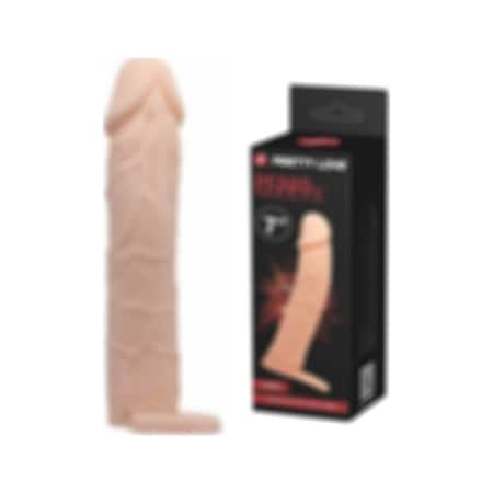 Truva Shop Pretty Love Penis Sleeve 6 Cm Dolgulu Ultra Gerçekçi Esnek Penis Kılıfı