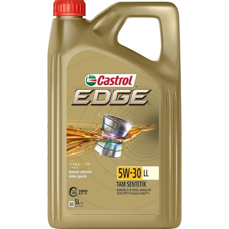 Castrol EDGE 5W-30 LL Tam Sentetik DPF Motor Yağı 5 L