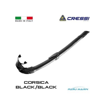 Parumarin Cressi Corsica Black / Black Şnorkel