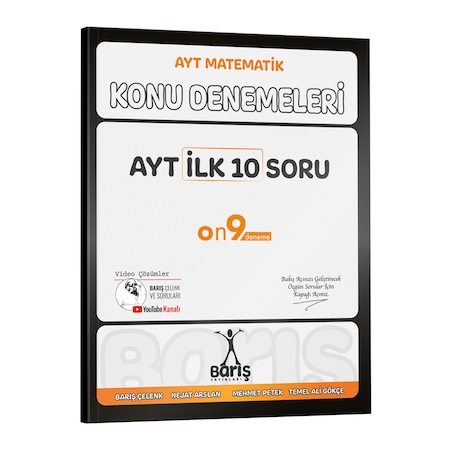 Barış Yayınları Ayt İlk 10 Soru Konu Denemeleri