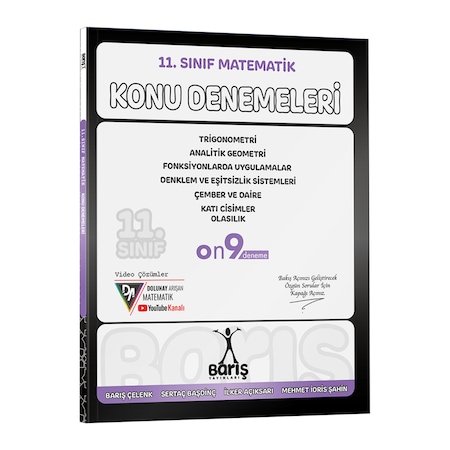 Barış Yayınları 11. Sınıf Matematik Konu Denemeleri