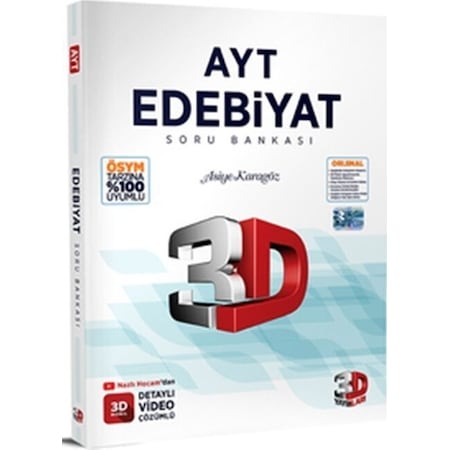 2023 AYT Edebiyat Soru Bankası - 3D Yayınları