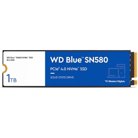 WD Blue SN580 WDS100T3B0E 4150/4150 MB/S 1 TB M.2 NVMe SSD