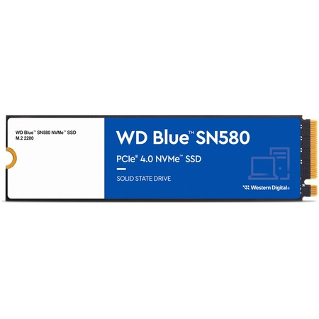 WD 500 GB Blue SN580 WDS500G3B0E Nvme Gen4 4000MB/S 3600MB/S SSD Disk