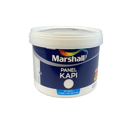 Marshall Su Bazlı Panel Kapı Boyası Beyaz 2,5lt