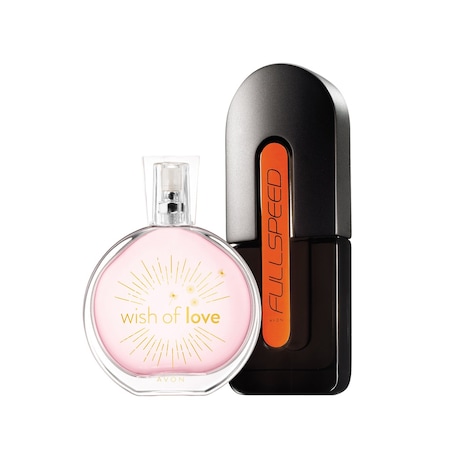 Avon Full Speed Erkek Parfüm + Wish Of Love Kadın Parfüm Seti