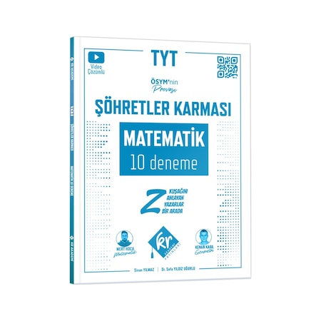 Tyt Şöhretler Karması Matematik 10 Deneme - KR Akademi Yayınları