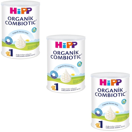 Hipp 1 Combiotic Organik Bebek Sütü 0+ Ay 3 x 350 G
