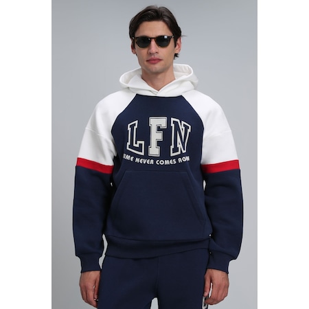 Lufian Never Erkek Sweatshirt Lacivert 112030103100200