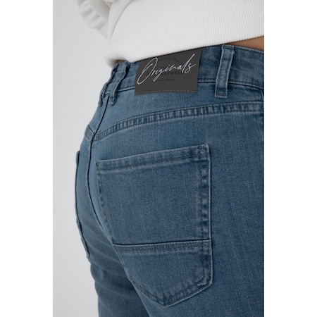 Hlt Jeans Hlthe003001 Taşlamalı Regular Fit Rahat Kesim Likralı Erkek Denim Kot Pantolon 001