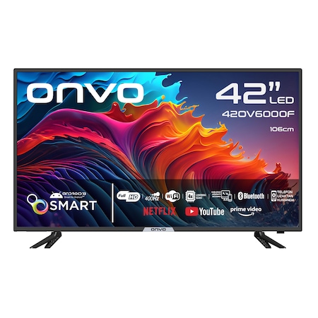 Onvo 42OV6000F 42'' 60 Hz 106 Ekran Uydu Alıcılı Full Hd Android Smart LED TV
