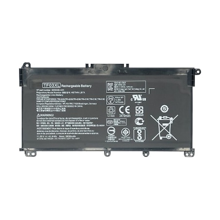 Hp 15-cd073tx Uyumlu Notebook Batarya