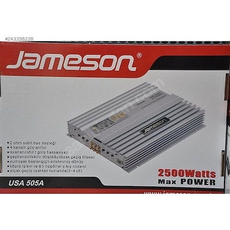 Jameson Usa 505 A 2500 Watt 4 Kanal Köprülenebilir Seri