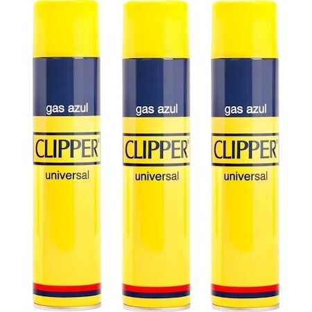 3 Adet Clipper Çakmak Gazı 250 ml