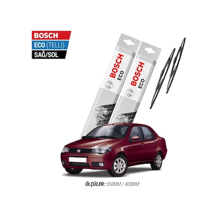 Fiat Albea Silecek Takımı 2002-2012 Bosch Eco