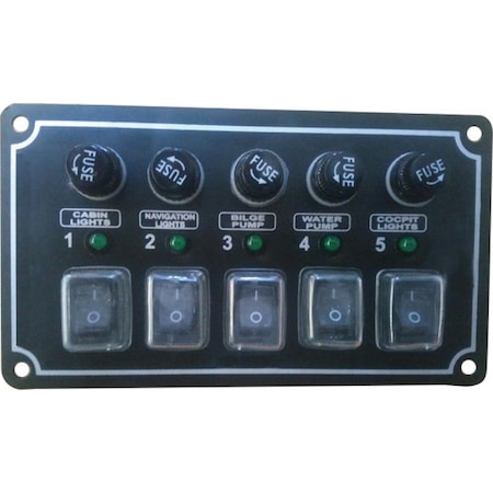 Bfy 5'Li Switch Panel Yatay