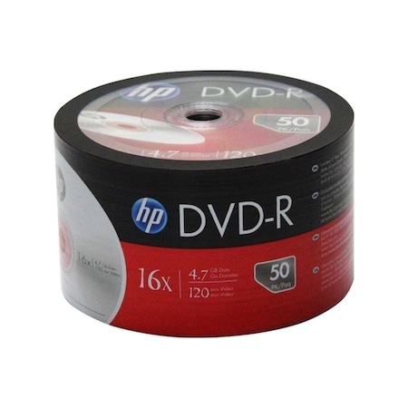 Hp Boş Dvd-R 50'Li Paket 16X 4.7 Gb 120 Min