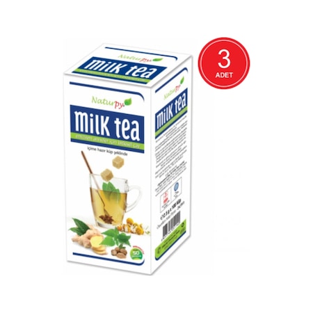 Naturpy Milk Tea Emziren Anneler İçin Bitkisel Küp Çay 3 x 250 G