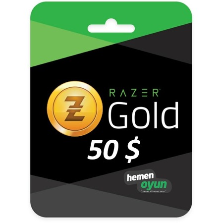 Hemenoyun Razer Gold 50 Usd Dolar