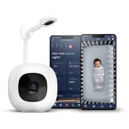 Nanit Pro Akıllı Bebek Monitörü Ve Duvar Montajı Wi-fi Hd Kamera