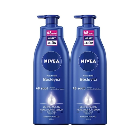 Nivea Besleyici Kuru Cilt Vücut Sütü 2 x 400 ML