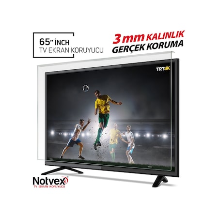 Notvex 65 İnç 165 Ekran Tv Ekran Koruyucu / 3 MM Kalınlık