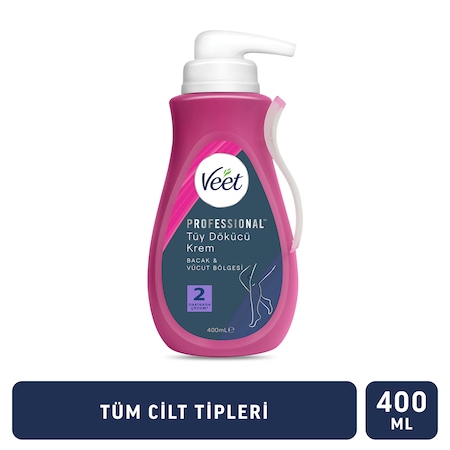 Veet Professional Tüm Ciltler için Tüy Dökücü Krem 400 ML