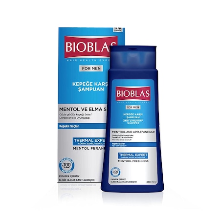 Bioblas For Men Kepeğe Karşı Etkili Mentol Ve Elma Sirkesi Termal Expert 360 ML