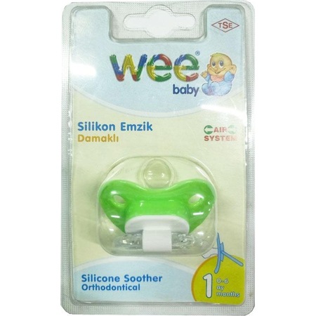 Wee Baby Silikon Emzik Damaklı No:1 0-6 Ay / 841